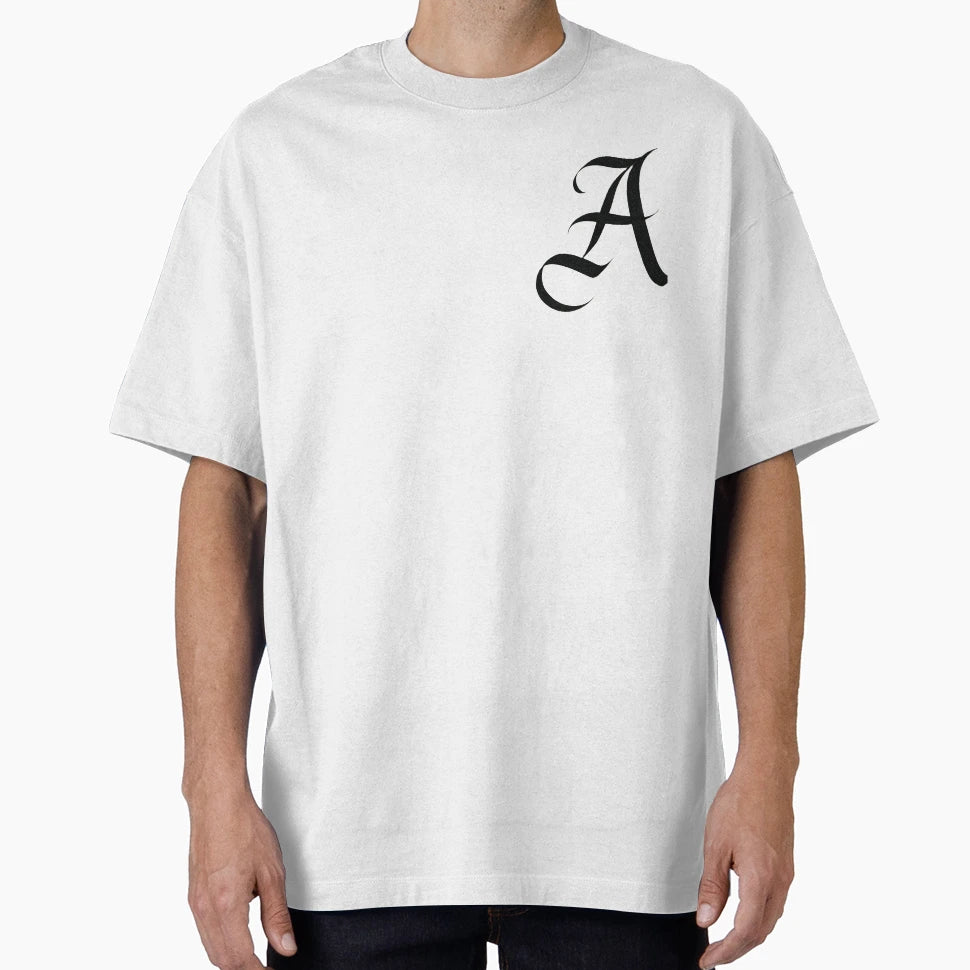 Copy Letter Initial T-Shirt - Trendy Graphic for Adults - T-Shirt, Sweatshirt, Hoodie