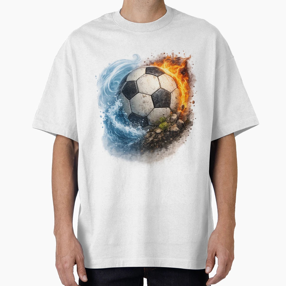 Soccer 4 Elements T-Shirt - Trendy Graphic for Adults - T-Shirt, Sweatshirt, Hoodie