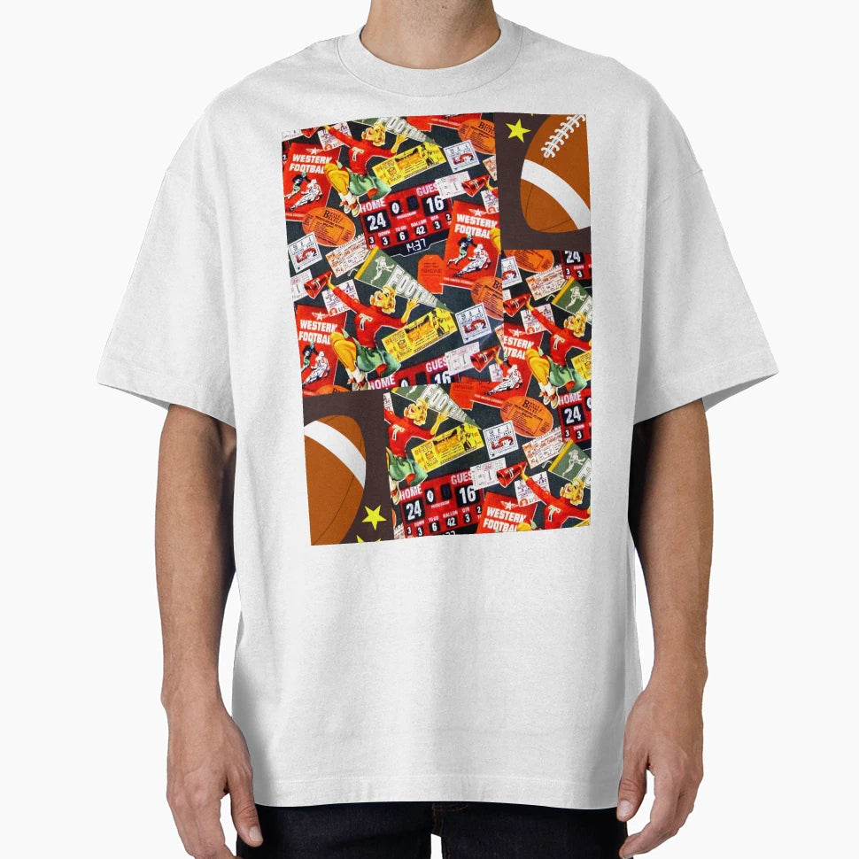 Football Game Patterns T-Shirt - Fun Novelty Design Unisex - T-Shirt, Sweatshirt, Hoodie