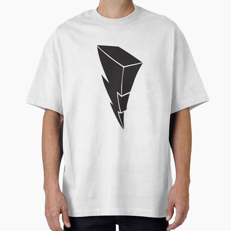 Power Bolt Black Decal T-Shirt - Unique Graphic Unisex - T-Shirt, Sweatshirt, Hoodie