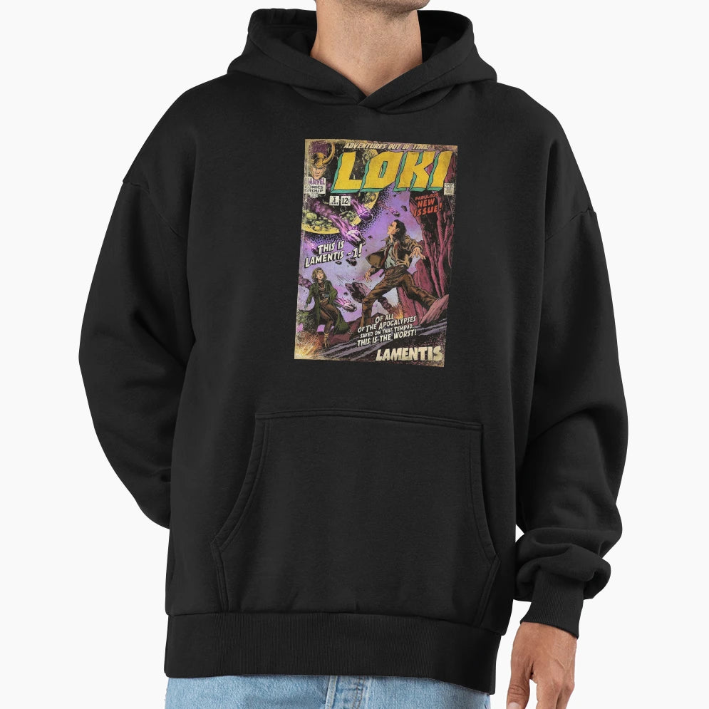 Adventures L0K1 Out Time 001 Hoodie - Custom Art Print for Adults - T-Shirt, Sweatshirt, Hoodie