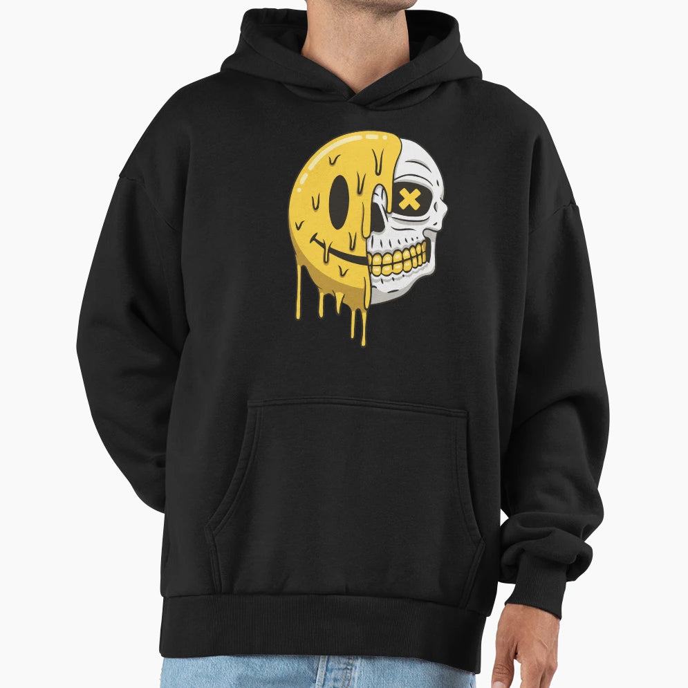 Dead Happy Hoodie - Unique Graphic Men Women - T-Shirt, Sweatshirt, Hoodie