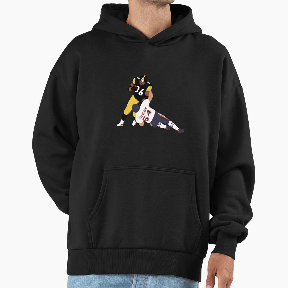 Bettis Urlacher Hoodie - Custom Art Print Unisex - T-Shirt, Sweatshirt, Hoodie