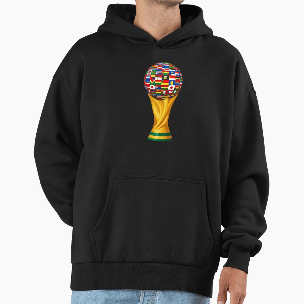 2026 World Cup International Trophy Globe Hoodie - Unique Graphic Men Women - T-Shirt, Sweatshirt, Hoodie