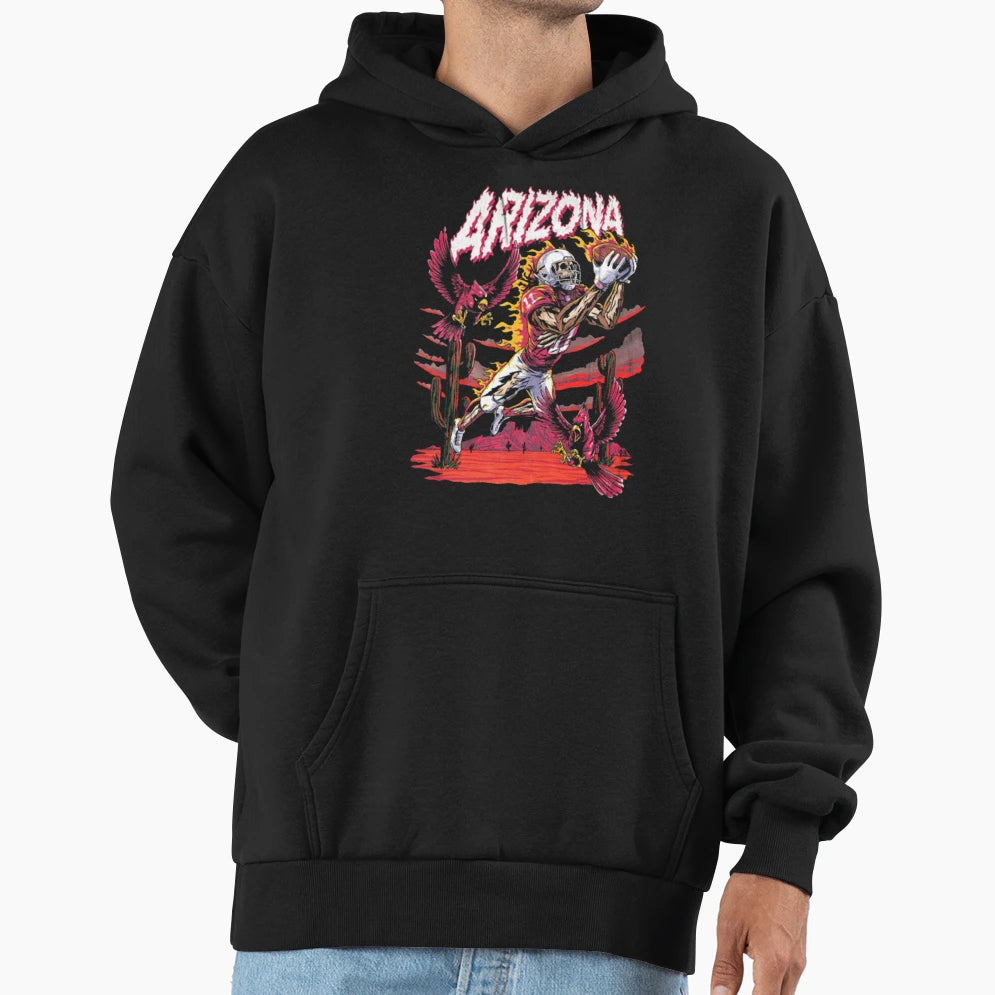 Art Arizona Cardinals Hoodie - Custom Art Print Men Women - T-Shirt, Sweatshirt, Hoodie