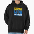 Wolverine Saturday Lion Sunday Detroit Hoodie - Minimalist Print Unisex - T-Shirt, Sweatshirt, Hoodie