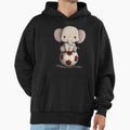 Elephant Soccer Star Hoodie - Unique Graphic for Adults - T-Shirt, Sweatshirt, Hoodie