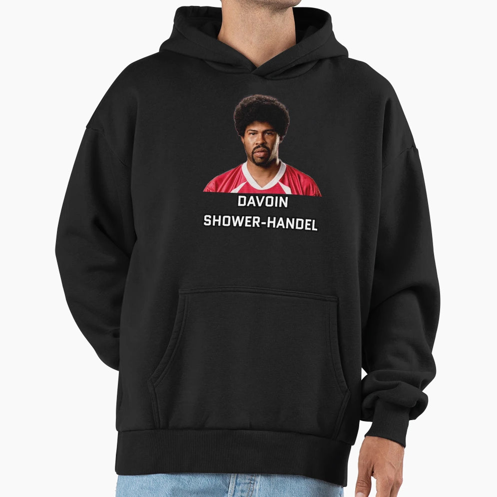 Davoin Shower Handel Hoodie - Minimalist Print Men Women - T-Shirt, Sweatshirt, Hoodie