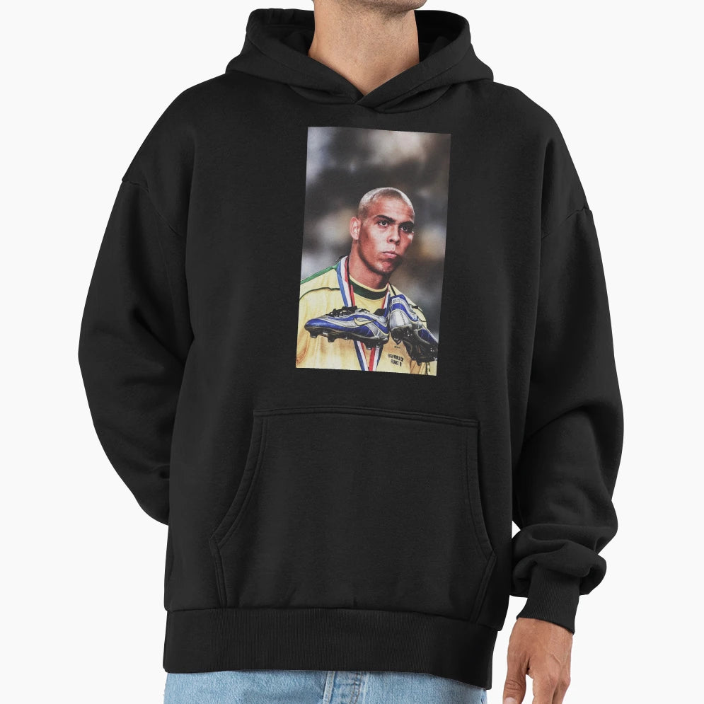 Ronaldo Luis Nazario De Lima Art Hoodie - Unique Graphic Men Women - T-Shirt, Sweatshirt, Hoodie