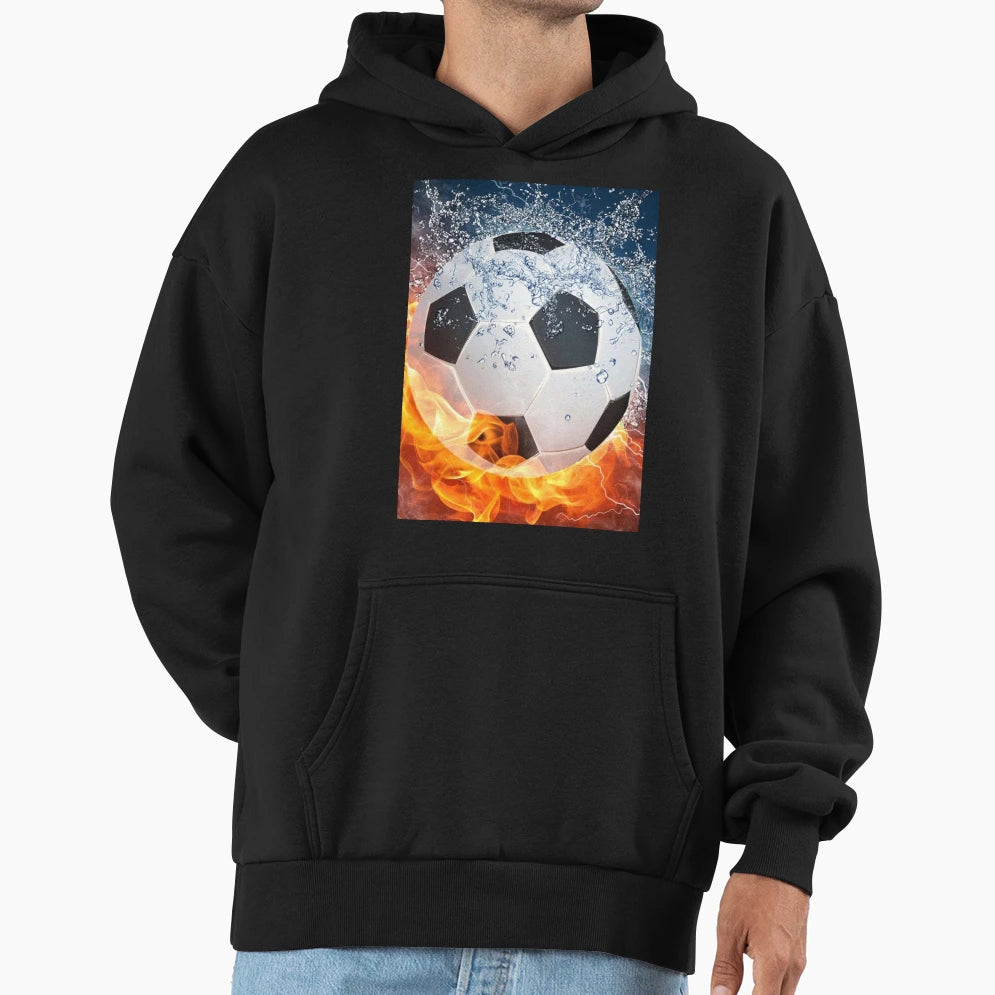 Soccer Wallpaper Hoodie - Custom Art Print Unisex - T-Shirt, Sweatshirt, Hoodie