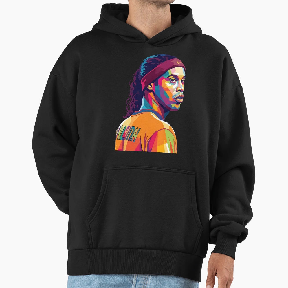 Ronaldinho Wpap Hoodie - Fun Novelty Design Unisex - T-Shirt, Sweatshirt, Hoodie