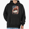 Football Independence Day 4Th July Hoodie - Graphic Print for Adults - T-Shirt, Sweatshirt, Hoodie