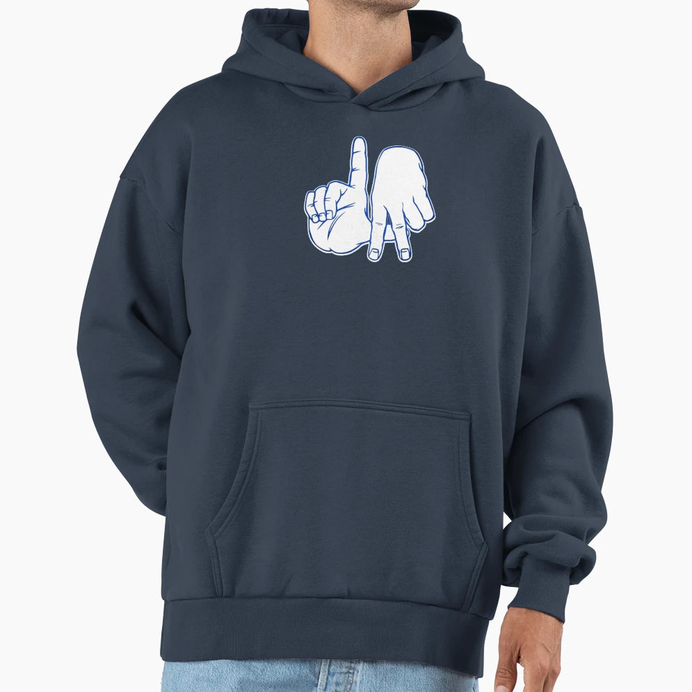 Los Angeles Hand Sign Hoodie - Aesthetic Graphic for Adults - T-Shirt, Sweatshirt, Hoodie