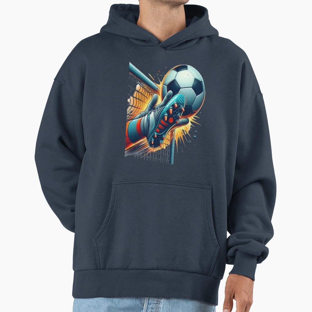 Soccer Hoodie - Minimalist Print Men Women - T-Shirt, Sweatshirt, Hoodie