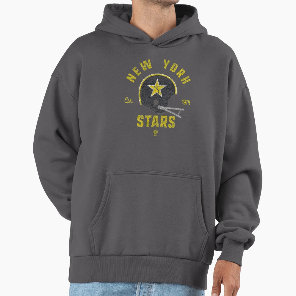 Defunct Series New York Stars Hoodie - Novelty Apparel Unisex - T-Shirt, Sweatshirt, Hoodie