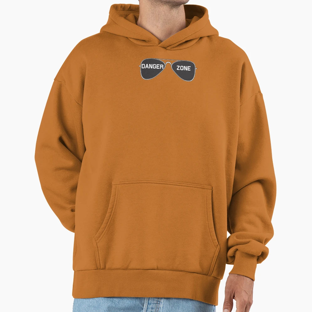Danger Zone Hoodie - Graphic Print Unisex - T-Shirt, Sweatshirt, Hoodie