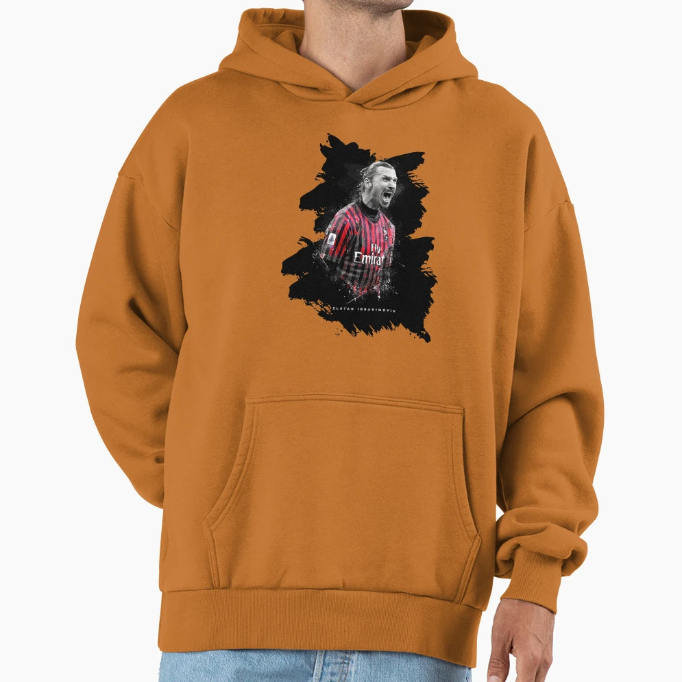 Zlatan Ibrahimovic Ac Milan Hoodie - Trendy Graphic for Adults - T-Shirt, Sweatshirt, Hoodie