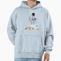 Messi Celebrates Argentina Victory Hoodie - Unique Graphic Men Women - T-Shirt, Sweatshirt, Hoodie