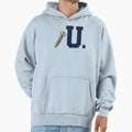 Screw U Collection Navy White Collegiate Hoodie - Graphic Print for Adults - T-Shirt, Sweatshirt, Hoodie