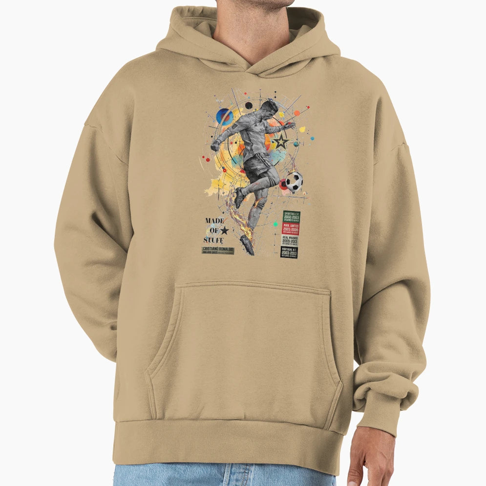 Cristiano Ronaldo Football Playmaker Hoodie - Graphic Print Men Women - T-Shirt, Sweatshirt, Hoodie