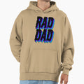Rad Dad Hoodie - Minimalist Print Men Women - T-Shirt, Sweatshirt, Hoodie
