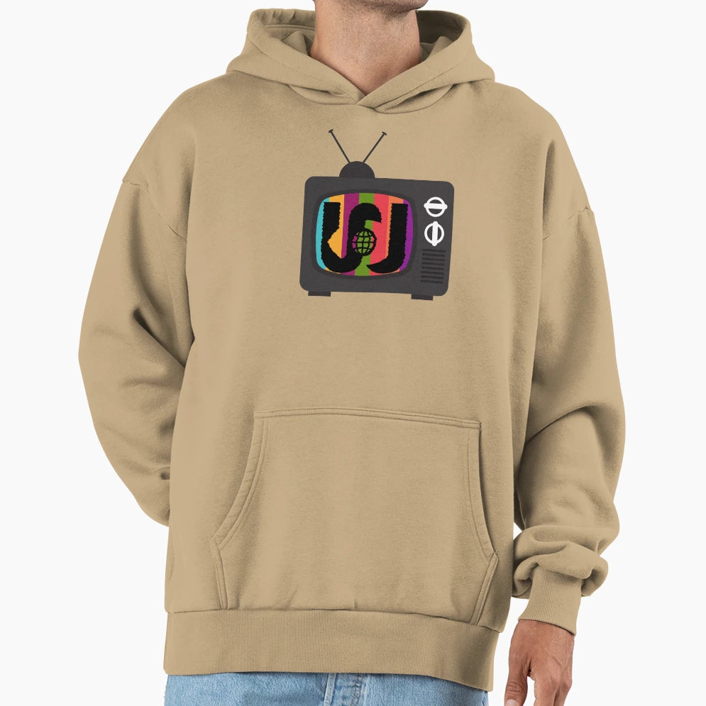 Watcher Logo Tv Static Hoodie - Casual Everyday Wear Men Women - T-Shirt, Sweatshirt, Hoodie