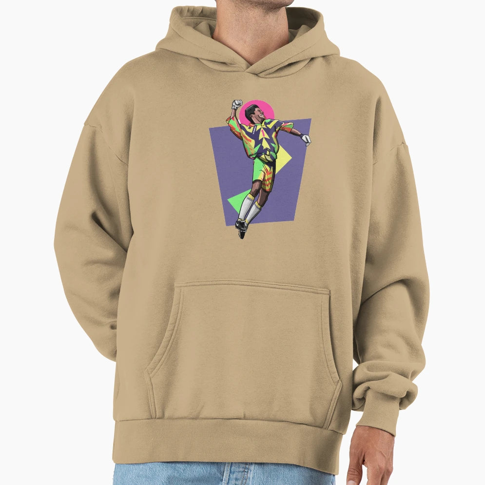 Jorge Campos 1986 World Cup Mexico Hoodie - Fun Novelty Design for Adults - T-Shirt, Sweatshirt, Hoodie