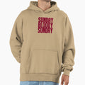 Sunday Bloody Sunday Burgundy Hoodie - Novelty Apparel Unisex - T-Shirt, Sweatshirt, Hoodie