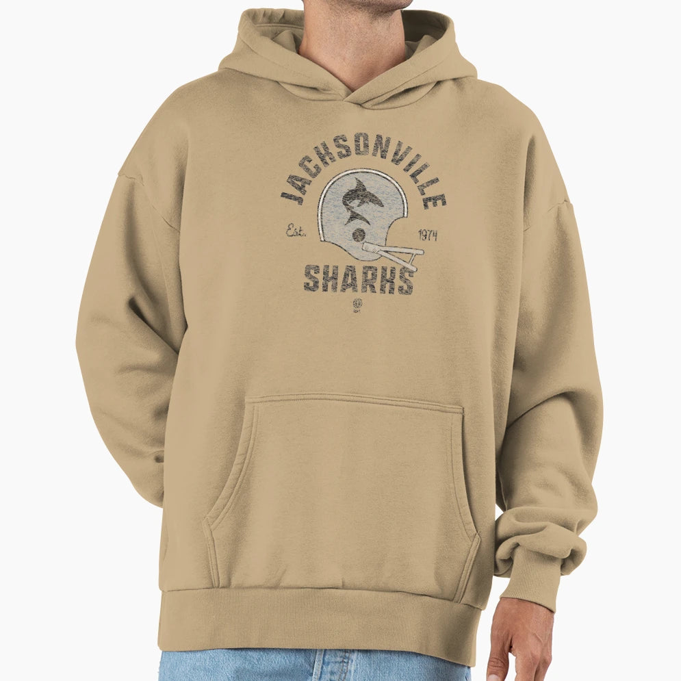 Defunct Series Jacksonville Sharks Hoodie - Casual Everyday Wear for Adults - T-Shirt, Sweatshirt, Hoodie