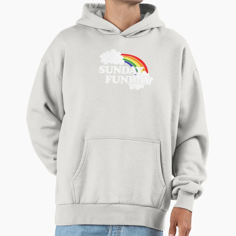Sunday Funday Hoodie - Trendy Graphic Men Women - T-Shirt, Sweatshirt, Hoodie