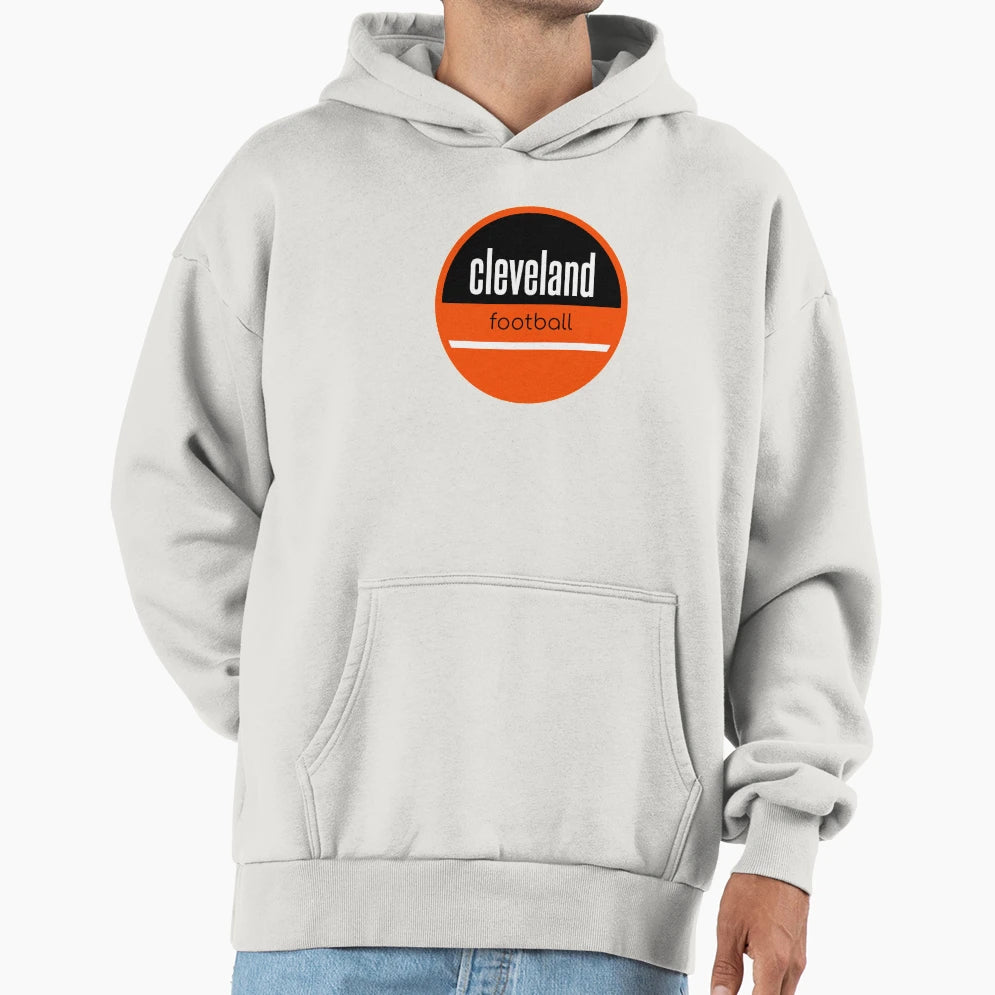 Cleveland Football Hoodie - Unique Graphic Men Women - T-Shirt, Sweatshirt, Hoodie