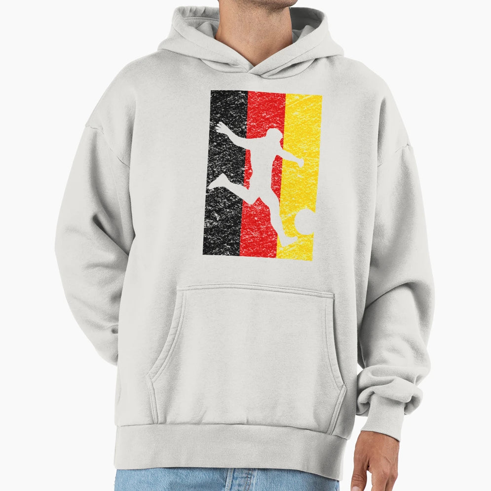 Deutschland Germany Flag Hoodie - Aesthetic Graphic for Adults - T-Shirt, Sweatshirt, Hoodie