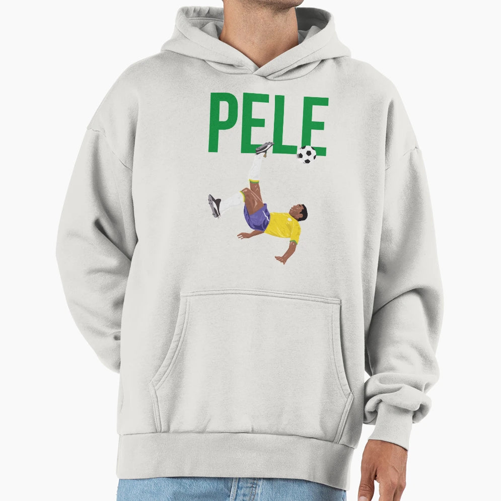 Bicycle Kick Pele Soccer Football Brazil Hoodie - Streetwear Style Unisex - T-Shirt, Sweatshirt, Hoodie