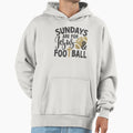 Sundays Are Jesus And Football Hoodie - Casual Everyday Wear Men Women - T-Shirt, Sweatshirt, Hoodie
