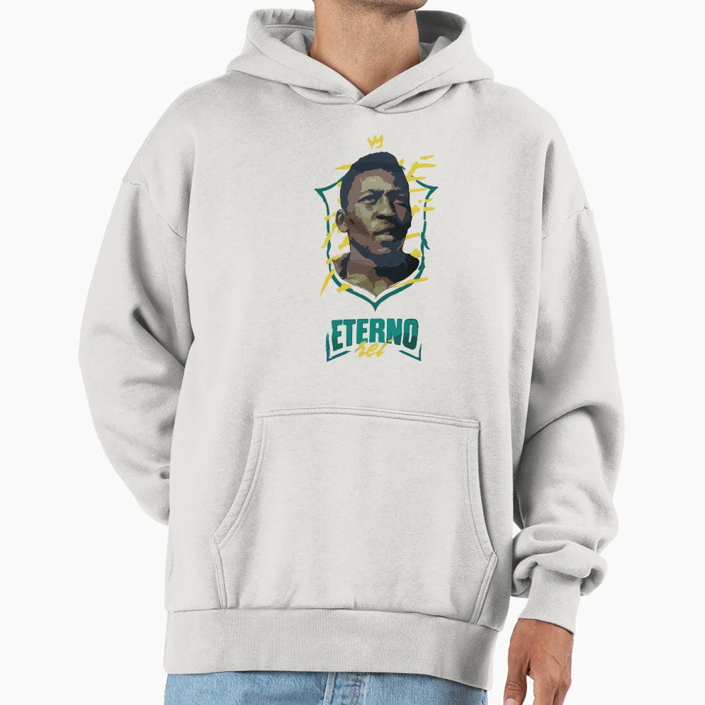 Pele Eterno Hoodie - Unique Graphic Men Women - T-Shirt, Sweatshirt, Hoodie