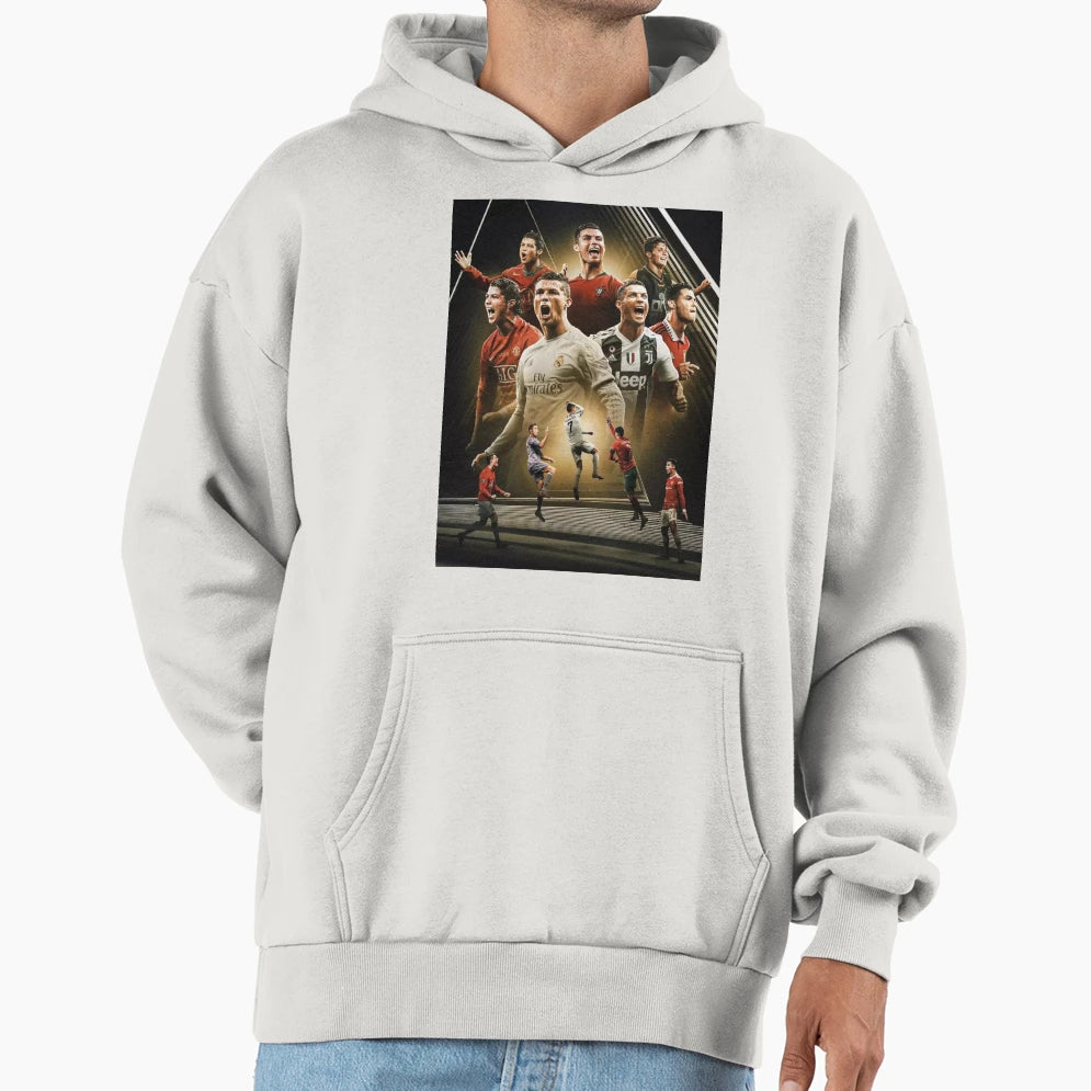 Cristiano Ronaldo Cabra Al Nassr Hoodie - Casual Everyday Wear Men Women - T-Shirt, Sweatshirt, Hoodie