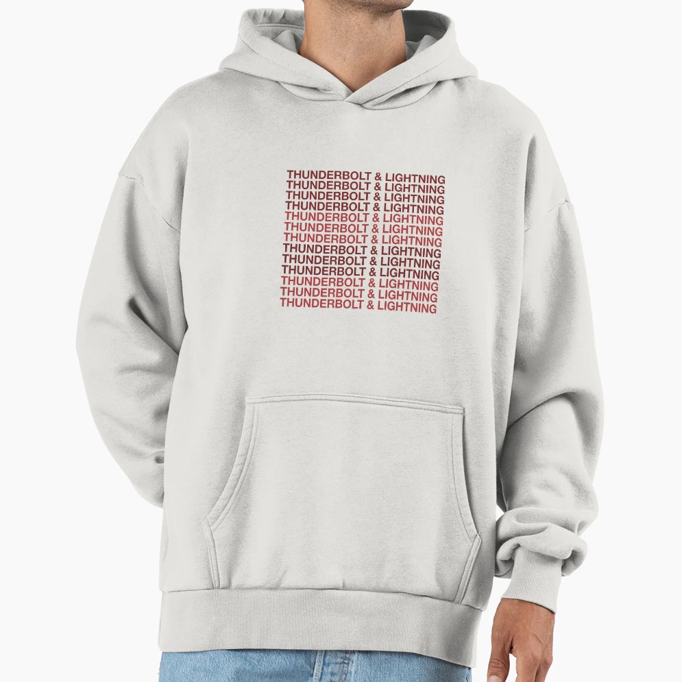 Thunderbolt Lightning Hoodie - Trendy Graphic Men Women - T-Shirt, Sweatshirt, Hoodie
