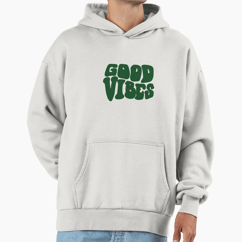 Good Vibes Hoodie - Aesthetic Graphic for Adults - T-Shirt, Sweatshirt, Hoodie