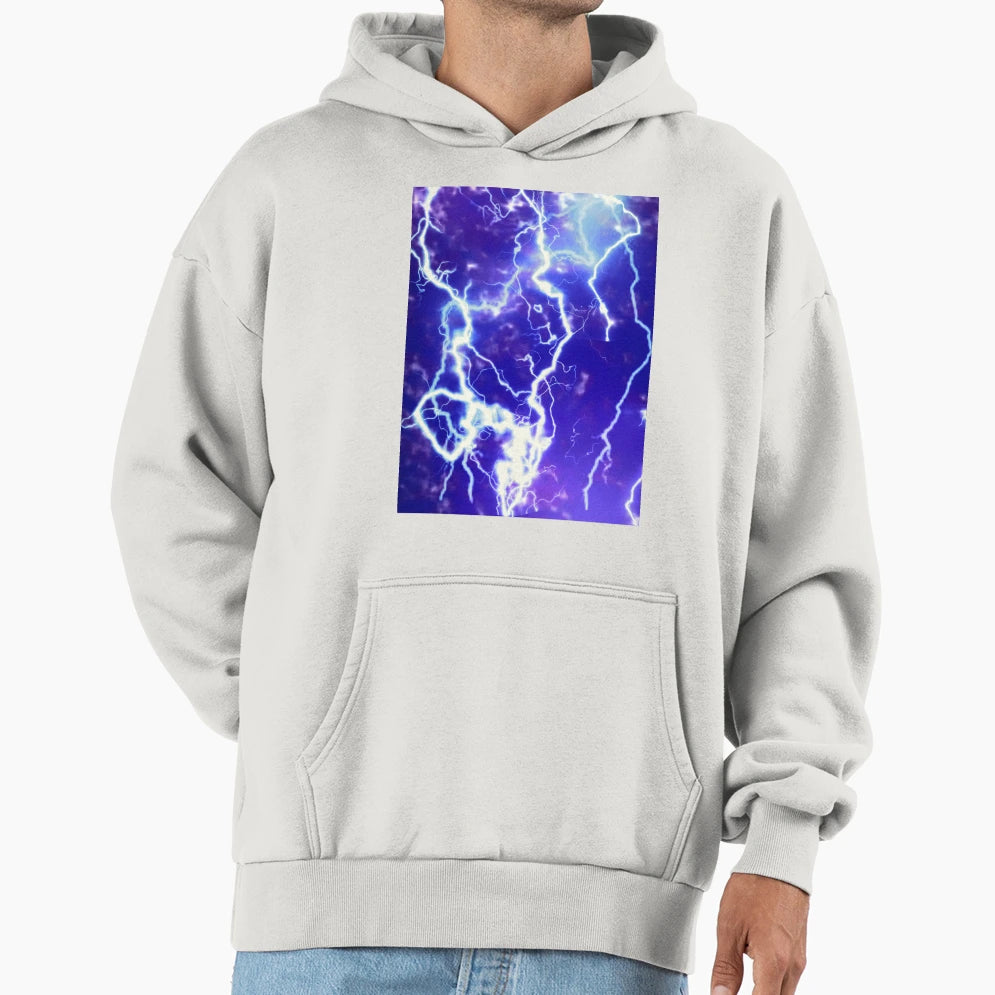 Lightening Strikes Hoodie - Unique Graphic for Adults - T-Shirt, Sweatshirt, Hoodie