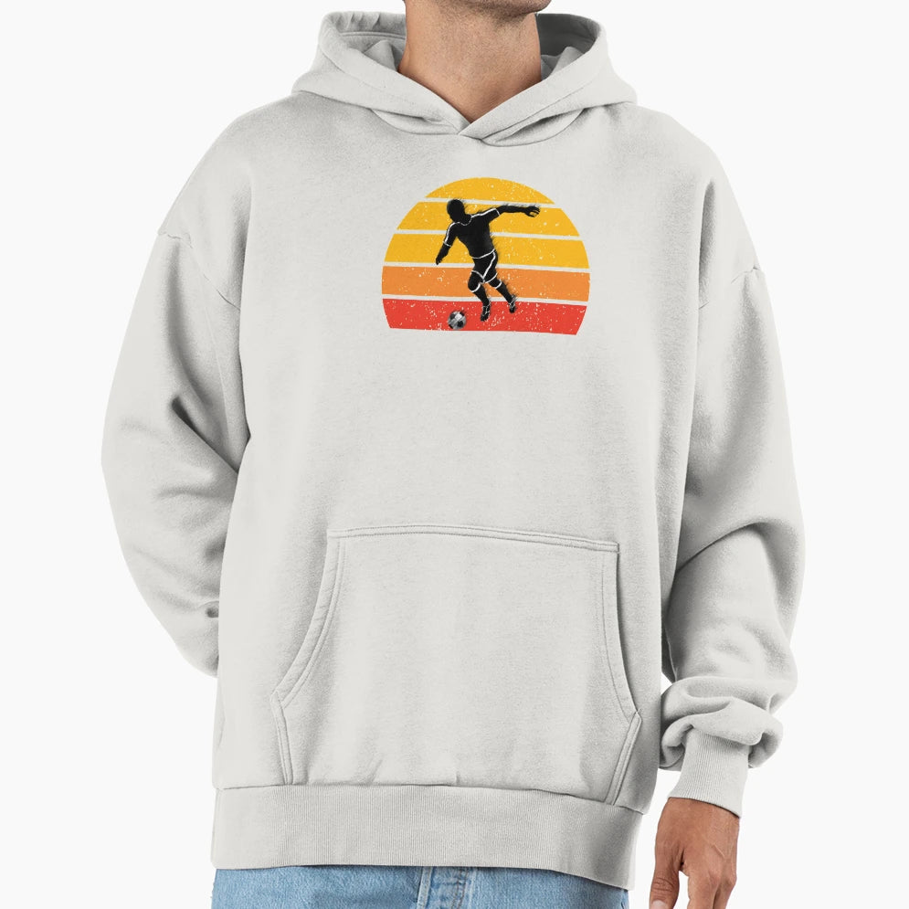 Soccer Sunset Hoodie - Trendy Graphic Men Women - T-Shirt, Sweatshirt, Hoodie