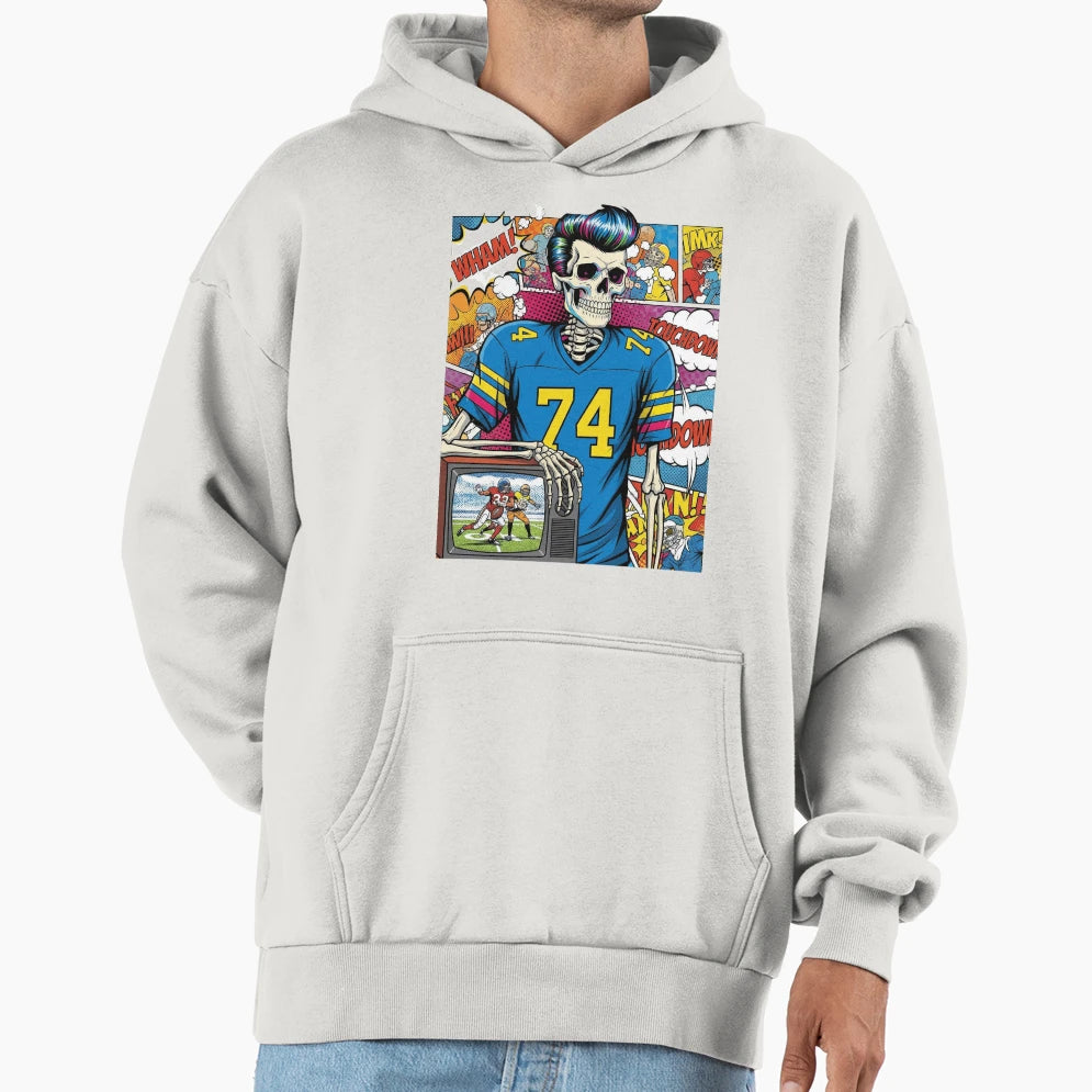 Dying To Watch Football Hoodie - Fun Novelty Design Unisex - T-Shirt, Sweatshirt, Hoodie