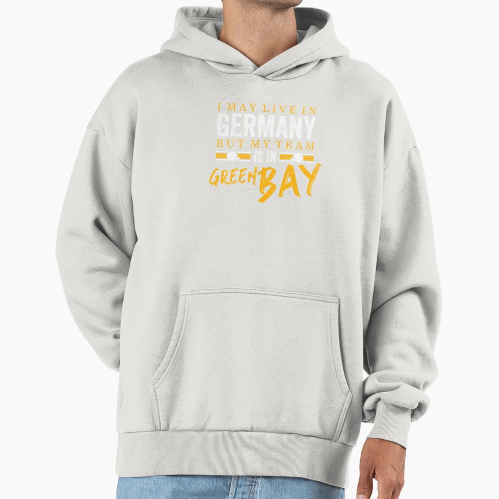 Green Bay Football Team Fans From Germany Hoodie - Aesthetic Graphic Unisex - T-Shirt, Sweatshirt, Hoodie