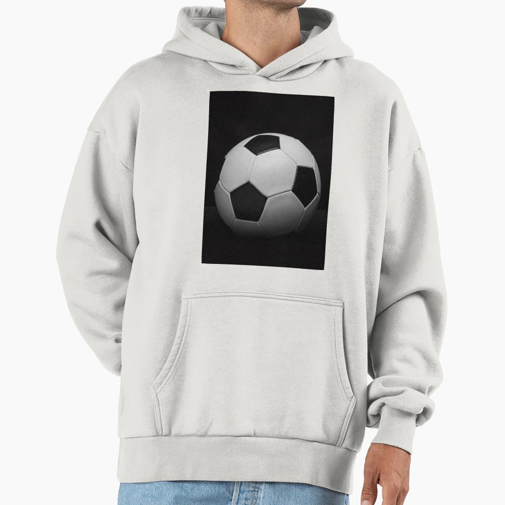 Soccer Ball Hoodie - Minimalist Print for Adults - T-Shirt, Sweatshirt, Hoodie