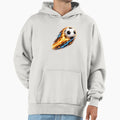 Fire And Lightning Soccer Ball Energy Splash Hoodie - Unique Graphic Unisex - T-Shirt, Sweatshirt, Hoodie