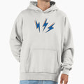 Power Bolt Blue Peach Lightning Hoodie - Trendy Graphic Men Women - T-Shirt, Sweatshirt, Hoodie