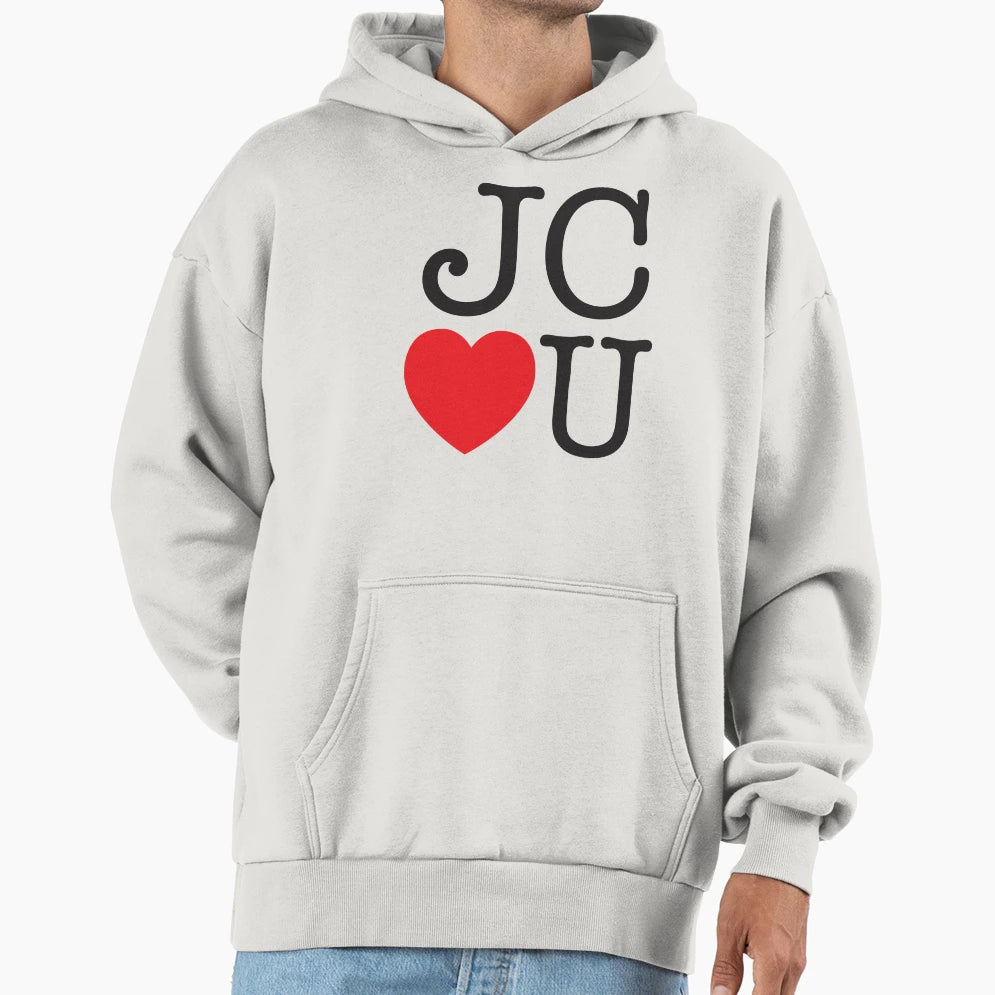 Jc Loves U Hoodie - Casual Everyday Wear for Adults - T-Shirt, Sweatshirt, Hoodie