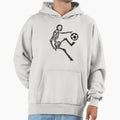 Skeleton Plays Football Hoodie - Fun Novelty Design Men Women - T-Shirt, Sweatshirt, Hoodie