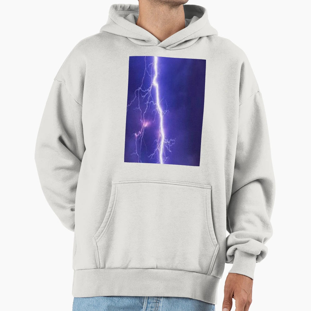 Lightning Strike Hoodie - Aesthetic Graphic Men Women - T-Shirt, Sweatshirt, Hoodie