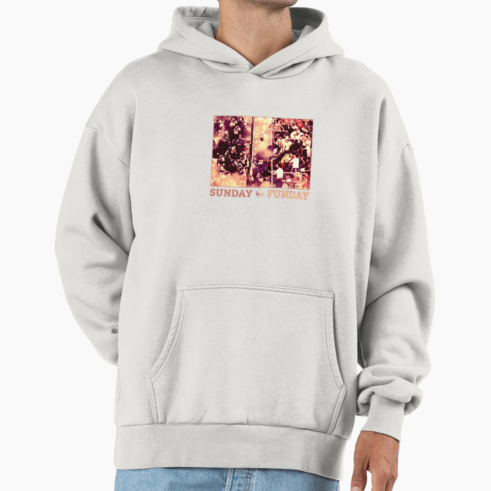 Sunday Funday Hoodie - Graphic Print Unisex - T-Shirt, Sweatshirt, Hoodie