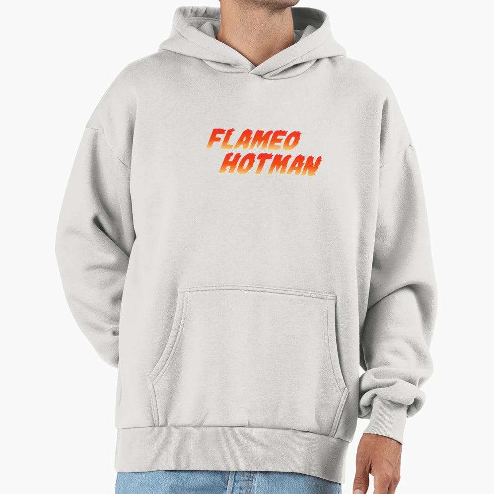 Flameo Hotman Hoodie - Custom Art Print Unisex - T-Shirt, Sweatshirt, Hoodie